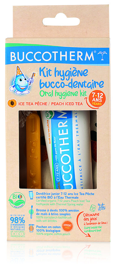 Eco-friendly oral care kit 7-12 years old Organic Certified - BuccoTherm